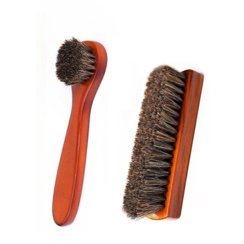 Brushing Boot Horse - Cepillo para zapatos de mango largo,