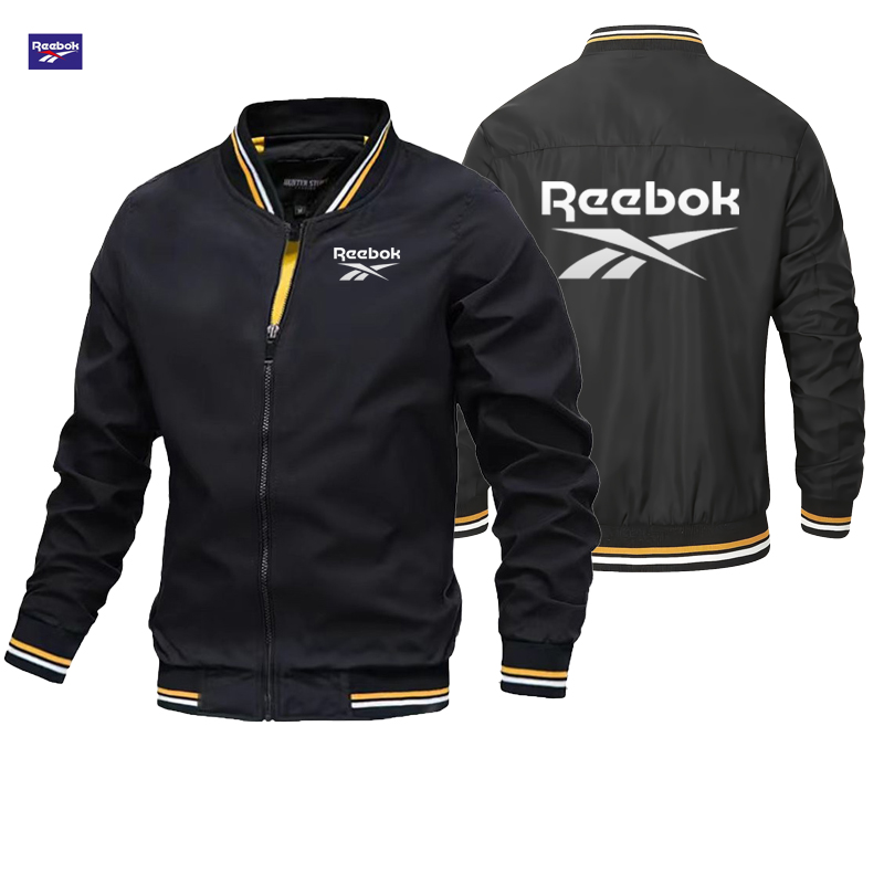 Outdoor Sport Jacket Brand - Chaqueta Semi-Cuello Alto Marca Reebok, Ideal
