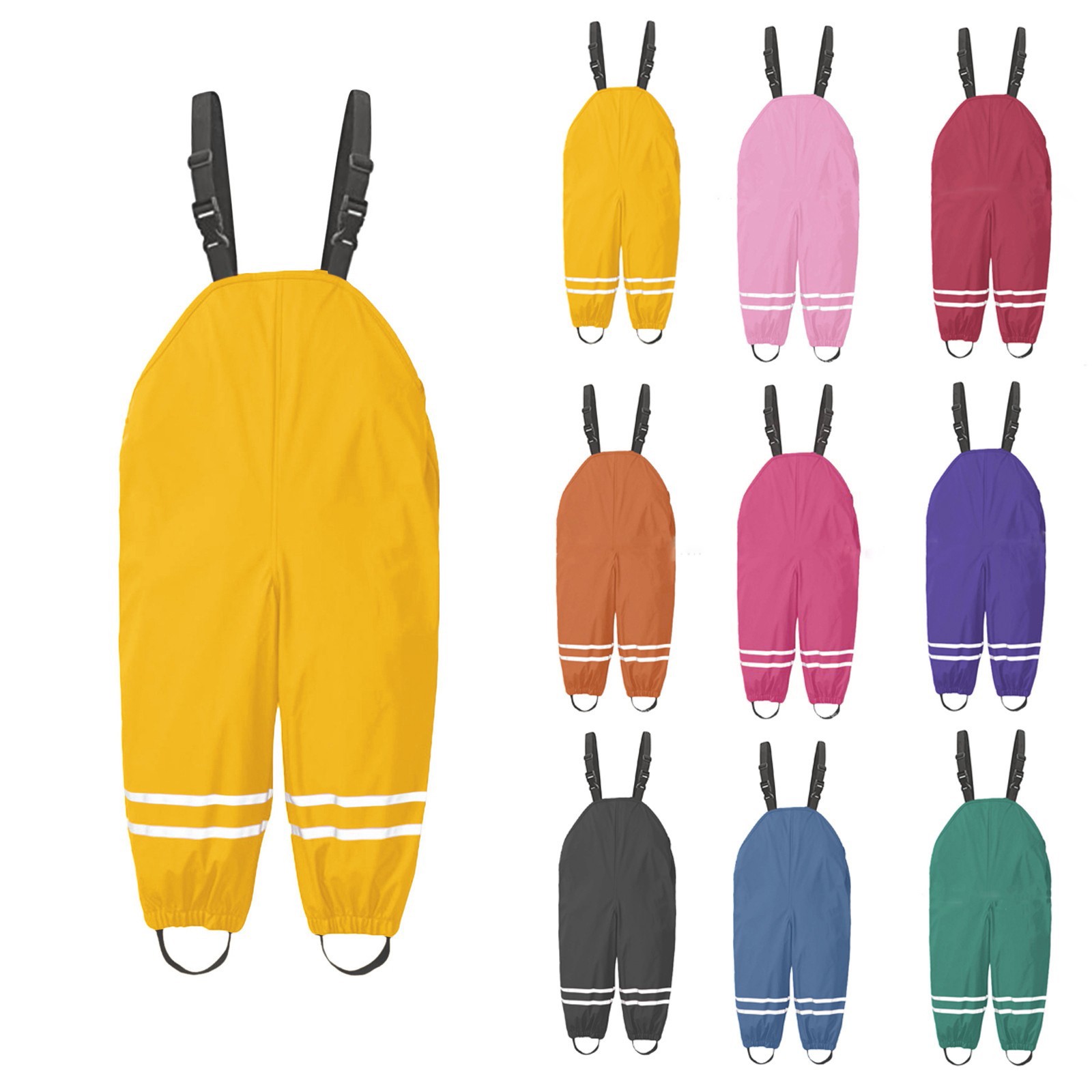 Outdoor Sport Waterproof Pants - Pantalones de lluvia para niños pequeños