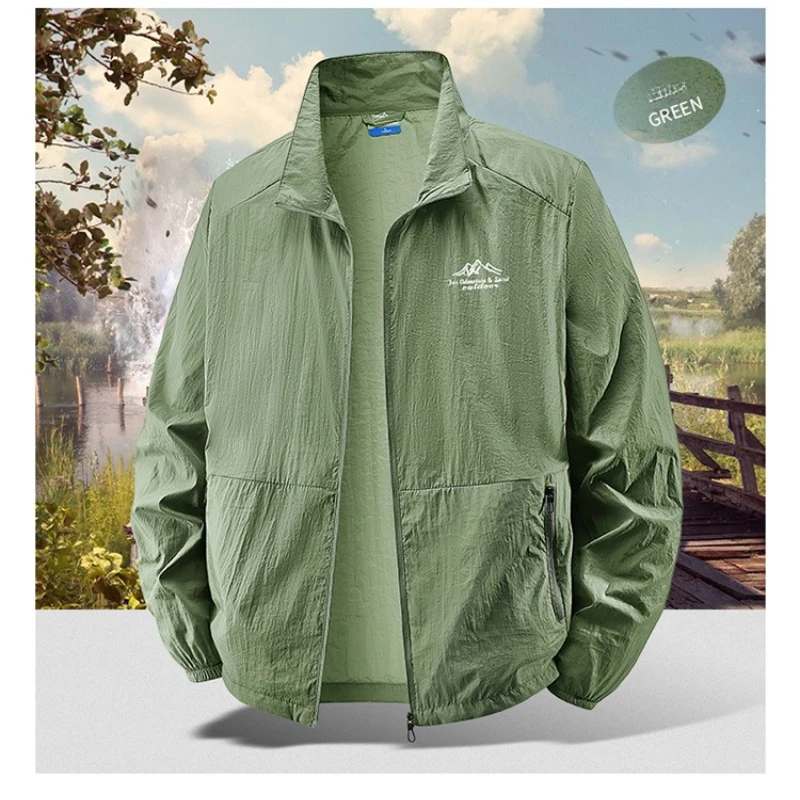 Outdoor Sport Jacket Brand - Chaquetas UPF50+ para Hombre, Ligeras, de