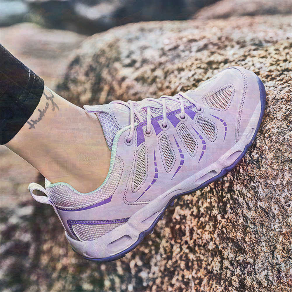 Outdoor Sport Name - Zapatillas Sumer con punta redonda plateadas,