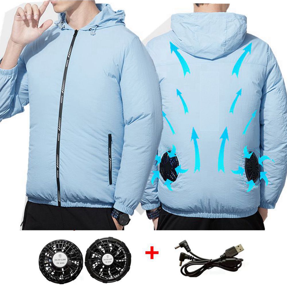Outdoor Sport Jacket Brand - Verano deporte ventilador aire acondicionado fresco