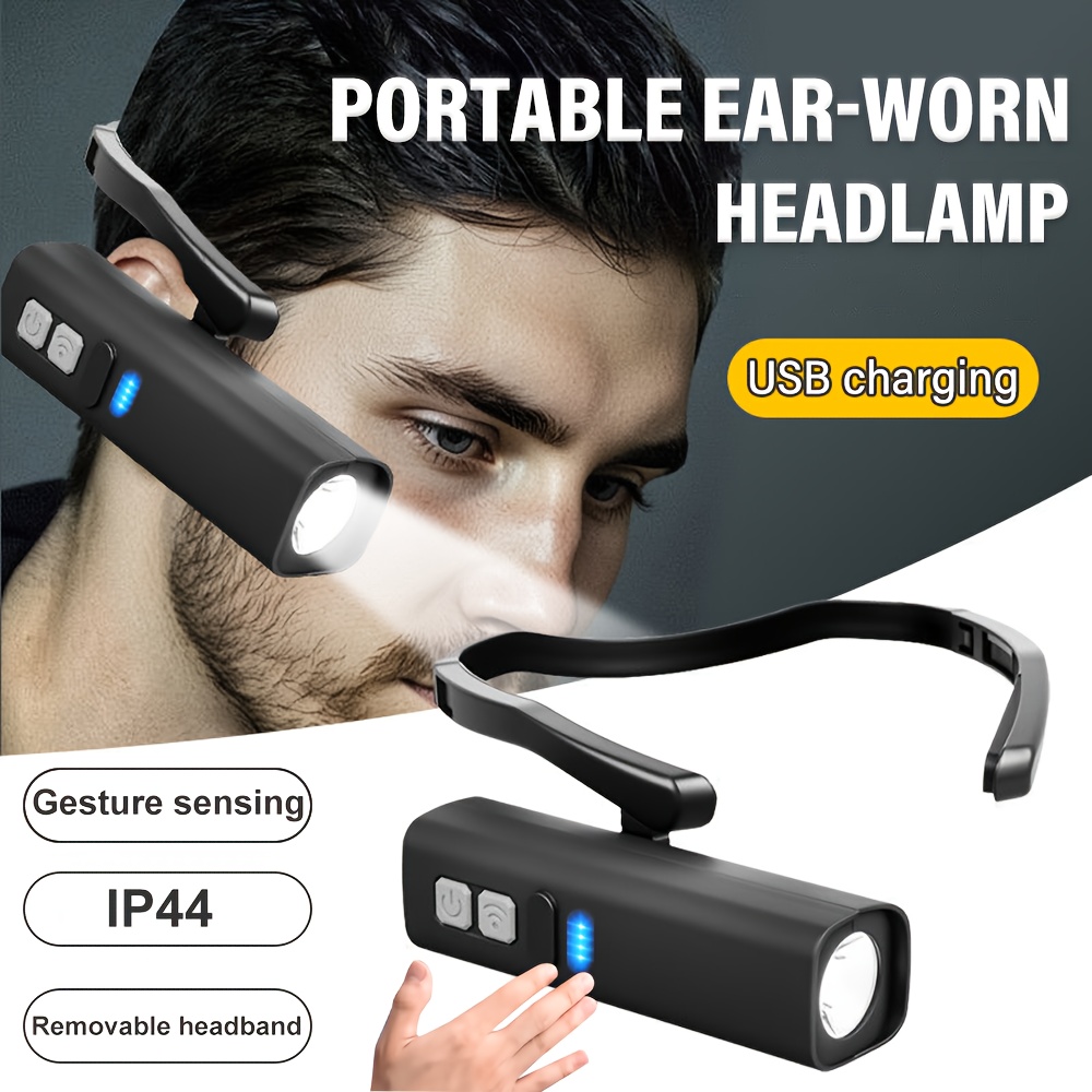 Outdoor Sport Gear - Linterna frontal con clip para la