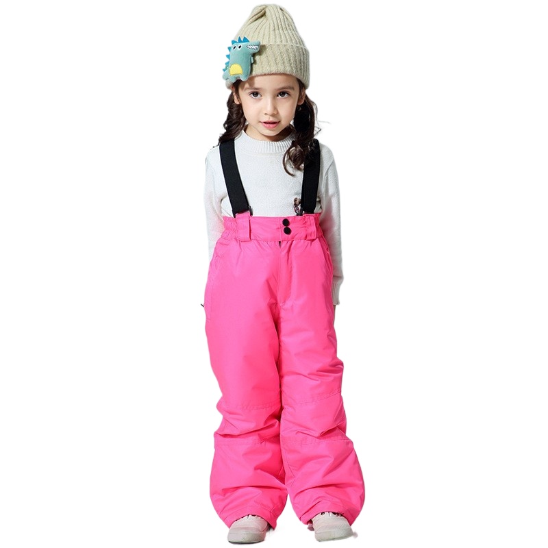 Outdoor Sport Waterproof Pants - Pantalones de Esquí para Niños, Invierno,