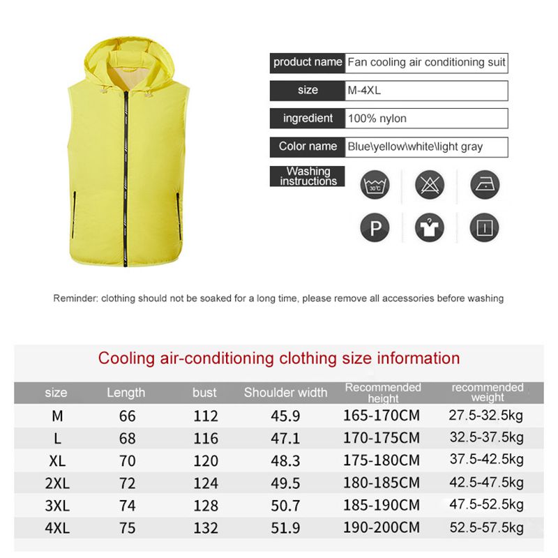 Ventilador deportivo de verano - Outdoor Sport Jacket Brand reseña y precio