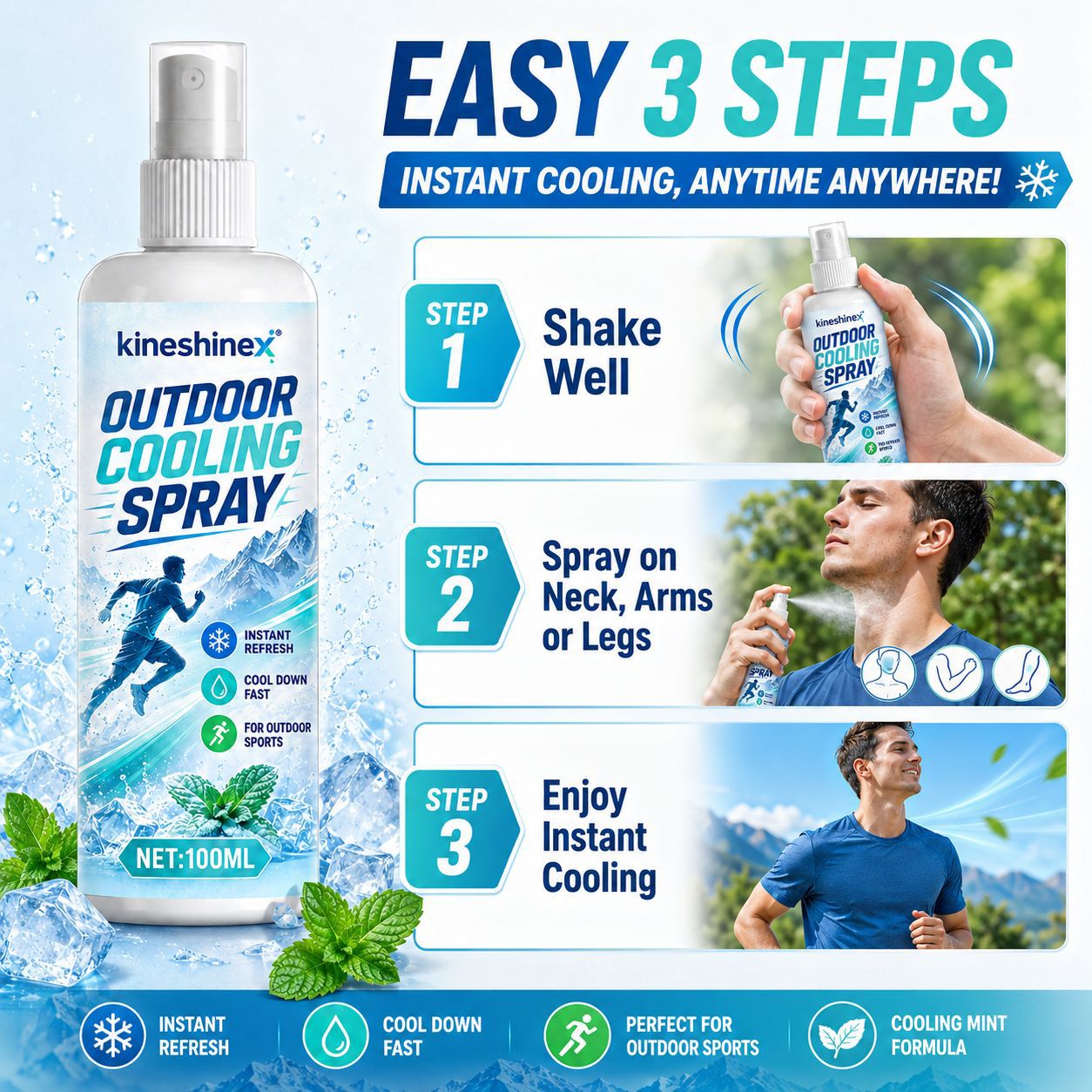 Spray Refrescante para Exterio - Outdoor Sport Gear reseña y precio