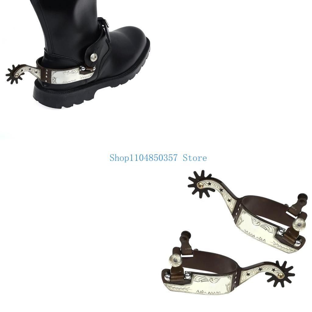 5Asd Western Cowboy Spur con R - Brushing Boot Horse reseña y precio