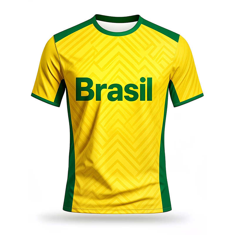 Camiseta de fútbol de Brasil p - Outdoor Sport Name reseña y precio