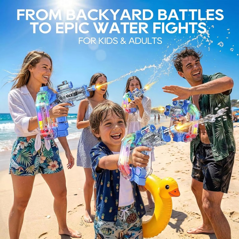 Pistolas de agua eléctricas co - Outdoor Sport Games For Kids reseña y precio